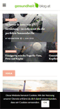 Mobile Screenshot of gesundheit-blog.at